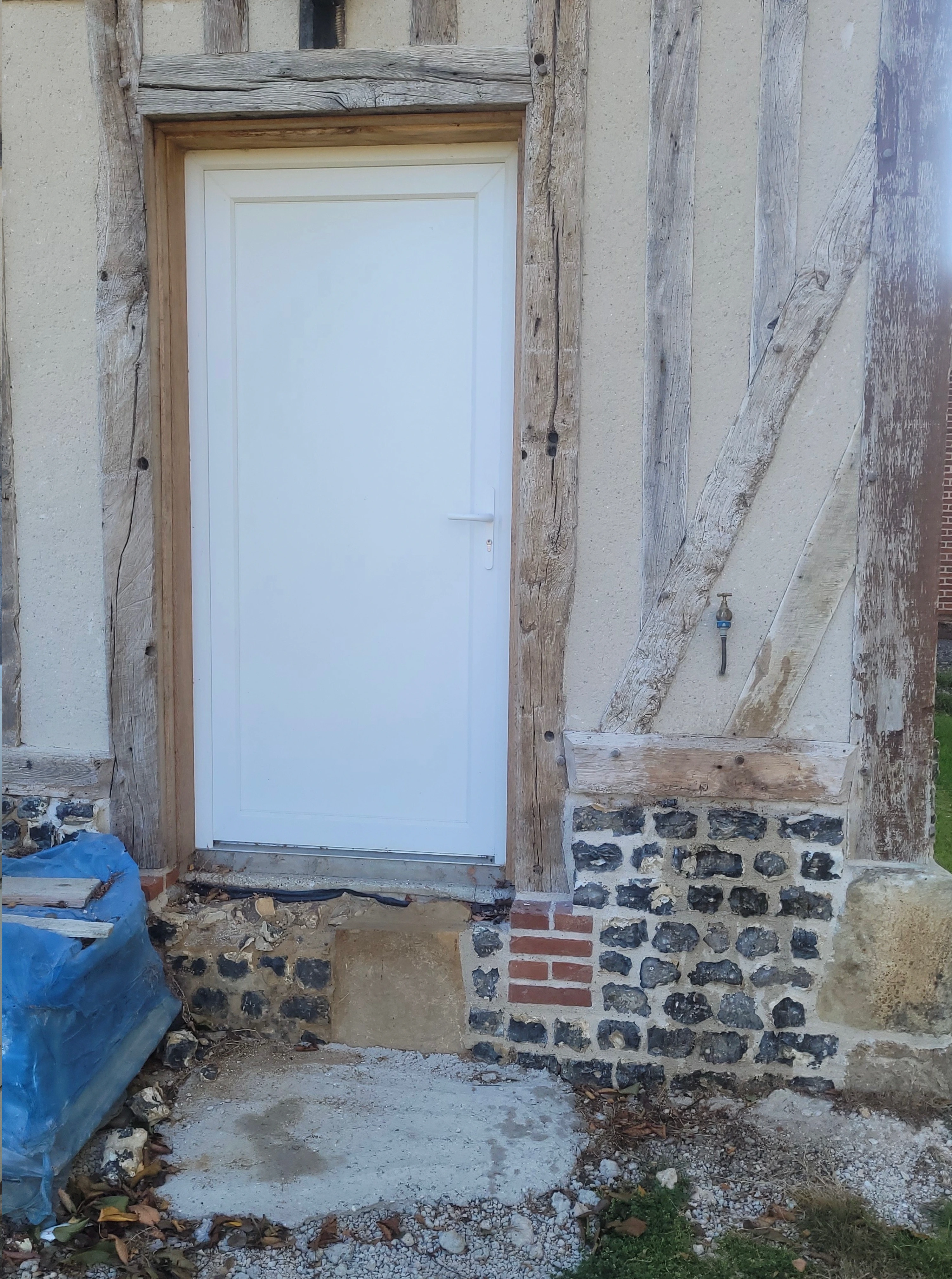 Reprise de structure bois, Rénovation Eure